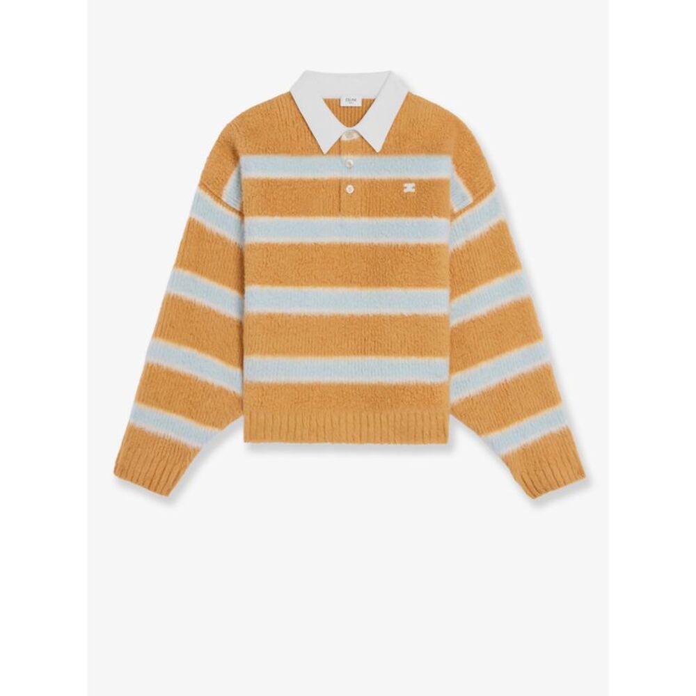 Celine Men Cotton Blend Polo Shirt